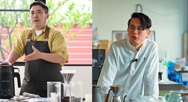 『Brewman Tokyo』の小野 光氏と『茶亭 羽當』の天野 大氏。